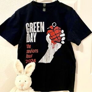 Green Day The Saviors Tour 2024 Official Concert T-shirt
